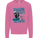 Shark Ahead Funny Diver Scuba Diving Mens Sweatshirt Jumper Azalea
