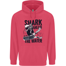 Shark Ahead Funny Scuba Diving Diver Childrens Kids Hoodie Heliconia