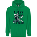 Shark Ahead Funny Scuba Diving Diver Childrens Kids Hoodie Irish Green