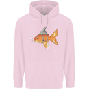 Shark Wannabe Funny Goldfish Sea Fishing Childrens Kids Hoodie Light Pink