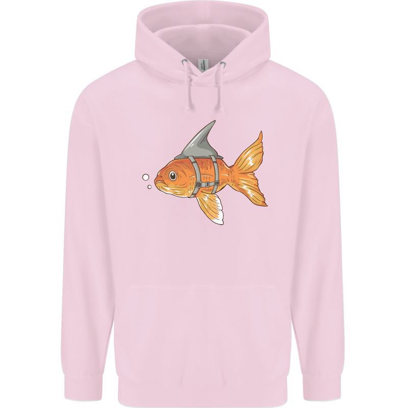 Shark Wannabe Funny Goldfish Sea Fishing Childrens Kids Hoodie Light Pink