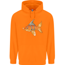 Shark Wannabe Funny Goldfish Sea Fishing Childrens Kids Hoodie Orange