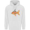 Shark Wannabe Funny Goldfish Sea Fishing Childrens Kids Hoodie White