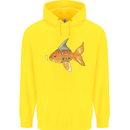 Shark Wannabe Funny Goldfish Sea Fishing Childrens Kids Hoodie Yellow
