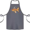Shark Wannabe Funny Goldfish Sea Fishing Cotton Apron 100% Organic Steel
