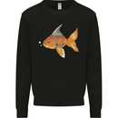 Shark Wannabe Funny Goldfish Sea Fishing Kids Sweatshirt Jumper Black