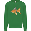 Shark Wannabe Funny Goldfish Sea Fishing Kids Sweatshirt Jumper Irish Green