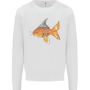 Shark Wannabe Funny Goldfish Sea Fishing Kids Sweatshirt Jumper White