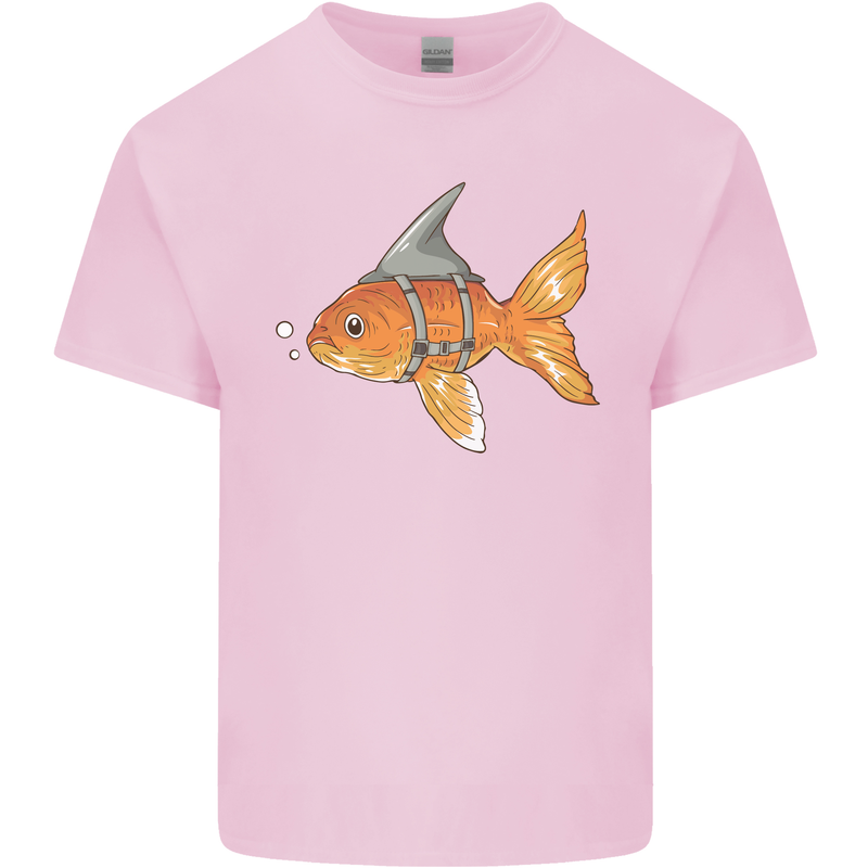 Shark Wannabe Funny Goldfish Sea Fishing Kids T-Shirt Childrens Light Pink