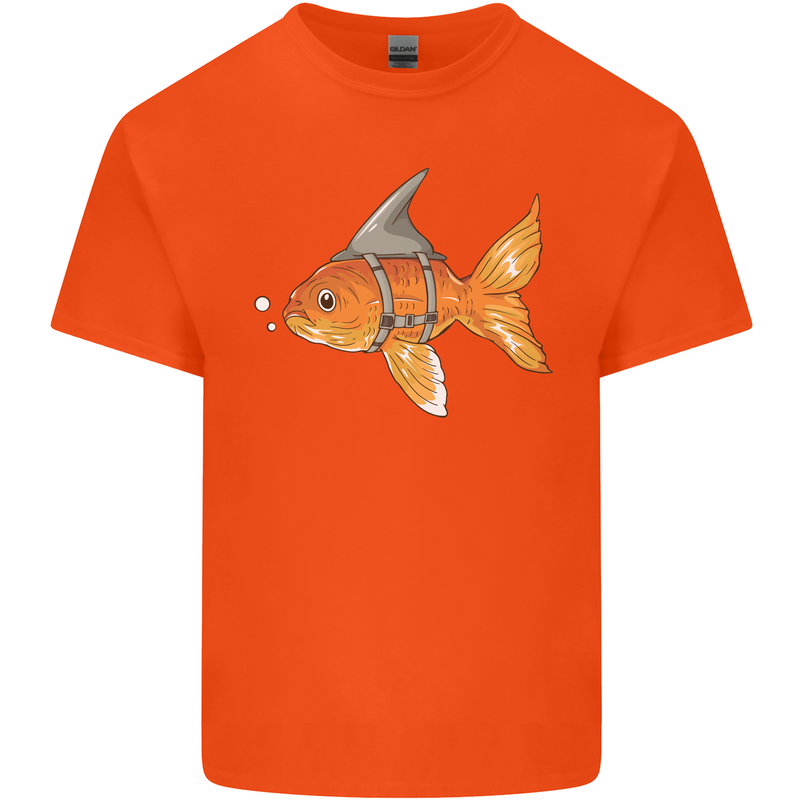 Shark Wannabe Funny Goldfish Sea Fishing Kids T-Shirt Childrens Orange