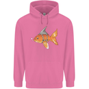 Shark Wannabe Funny Goldfish Sea Fishing Mens 80% Cotton Hoodie Azelea
