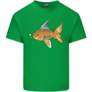 Shark Wannabe Funny Goldfish Sea Fishing Mens Cotton T-Shirt Tee Top Irish Green