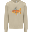 Shark Wannabe Funny Goldfish Sea Fishing Mens Sweatshirt Jumper Sand
