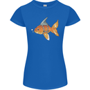 Shark Wannabe Funny Goldfish Sea Fishing Womens Petite Cut T-Shirt Royal Blue