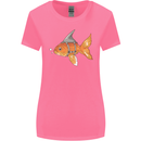 Shark Wannabe Funny Goldfish Sea Fishing Womens Wider Cut T-Shirt Azalea