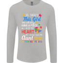 She Calls Me Aunt Autistic Autism Aunty ASD Mens Long Sleeve T-Shirt Sports Grey