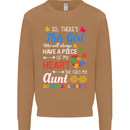 She Calls Me Aunt Autistic Autism Aunty ASD Mens Sweatshirt Jumper Caramel Latte