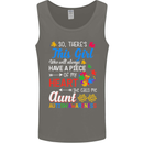 She Calls Me Aunt Autistic Autism Aunty ASD Mens Vest Tank Top Charcoal