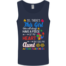 She Calls Me Aunt Autistic Autism Aunty ASD Mens Vest Tank Top Navy Blue