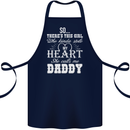 She Calls Me Daddy Funny Father's Day Cotton Apron 100% Organic Navy Blue