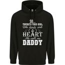 She Calls Me Daddy Funny Father's Day Mens 80% Cotton Hoodie Black