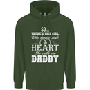 She Calls Me Daddy Funny Father's Day Mens 80% Cotton Hoodie Forest Green