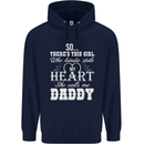 She Calls Me Daddy Funny Father's Day Mens 80% Cotton Hoodie Navy Blue