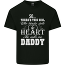 She Calls Me Daddy Funny Father's Day Mens Cotton T-Shirt Tee Top Black