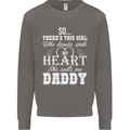 She Calls Me Daddy Funny Father's Day Mens Sweatshirt Jumper Charcoal