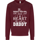 She Calls Me Daddy Funny Father's Day Mens Sweatshirt Jumper Maroon