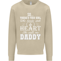 She Calls Me Daddy Funny Father's Day Mens Sweatshirt Jumper Sand