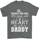 She Calls Me Daddy Funny Father's Day Mens T-Shirt Cotton Gildan Charcoal