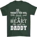 She Calls Me Daddy Funny Father's Day Mens T-Shirt Cotton Gildan Forest Green
