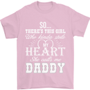 She Calls Me Daddy Funny Father's Day Mens T-Shirt Cotton Gildan Light Pink