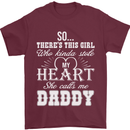 She Calls Me Daddy Funny Father's Day Mens T-Shirt Cotton Gildan Maroon