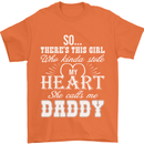 She Calls Me Daddy Funny Father's Day Mens T-Shirt Cotton Gildan Orange