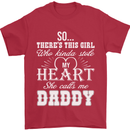 She Calls Me Daddy Funny Father's Day Mens T-Shirt Cotton Gildan Red