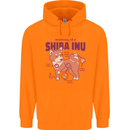 Shiba Inu Anatomy Childrens Kids Hoodie Orange