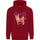 Shiba Inu Anatomy Childrens Kids Hoodie Red
