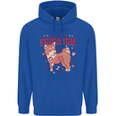 Shiba Inu Anatomy Childrens Kids Hoodie Royal Blue