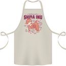 Shiba Inu Anatomy Cotton Apron 100% Organic Natural