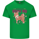 Shiba Inu Anatomy Kids T-Shirt Childrens Irish Green