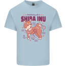 Shiba Inu Anatomy Kids T-Shirt Childrens Light Blue