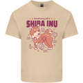 Shiba Inu Anatomy Mens Cotton T-Shirt Tee Top Sand