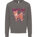 Shiba Inu Anatomy Mens Sweatshirt Jumper Charcoal