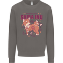Shiba Inu Anatomy Mens Sweatshirt Jumper Charcoal