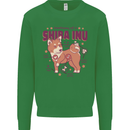 Shiba Inu Anatomy Mens Sweatshirt Jumper Irish Green