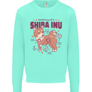 Shiba Inu Anatomy Mens Sweatshirt Jumper Peppermint