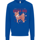 Shiba Inu Anatomy Mens Sweatshirt Jumper Royal Blue