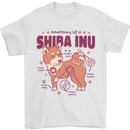 Shiba Inu Anatomy Mens T-Shirt 100% Cotton White